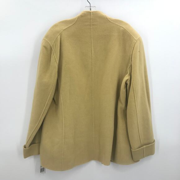 Jones New York 2 Pc Set Long Sleeve Shirt Open Jacket Wool Large Green NEW - Picture 4 of 11